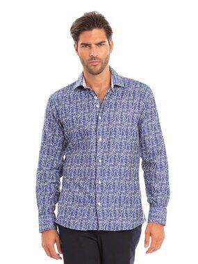 New Bertigo Lux Collection Alessio 92 Mens Shirt SZ S
